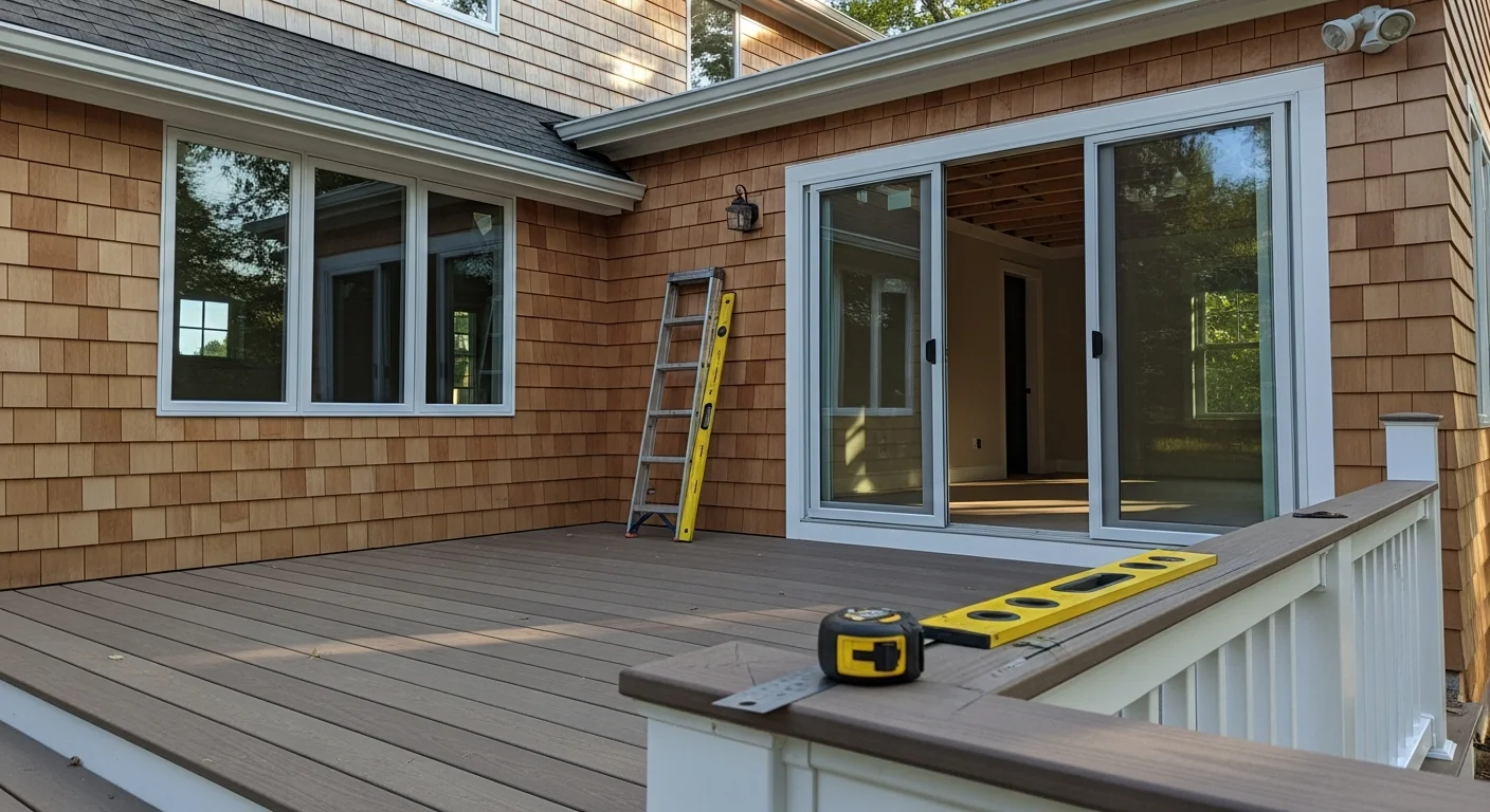 Home addition with new siding and windows in Holbrook
