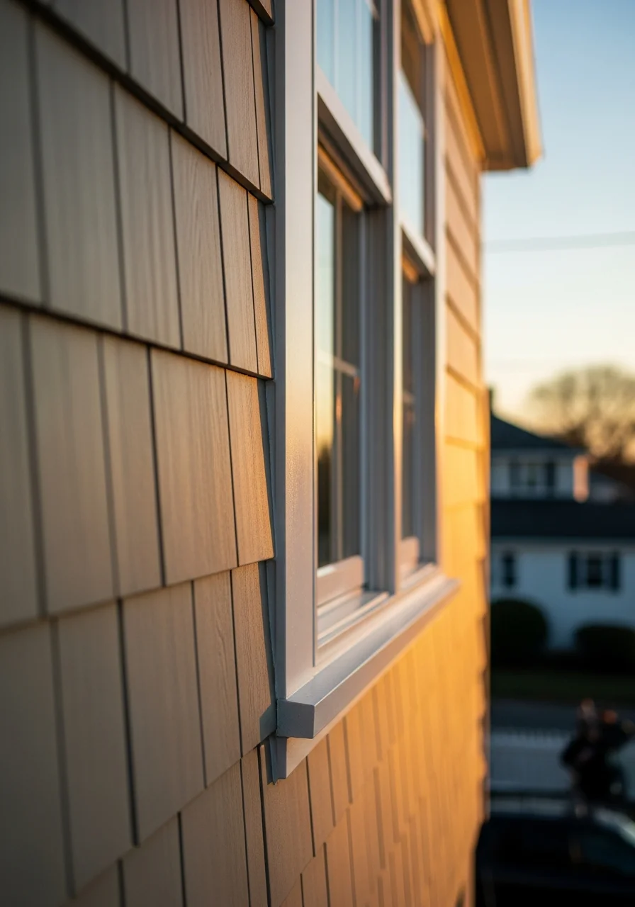 Close-up of a Holbrook home exterior showing quality craftsmanship and attention to detail.